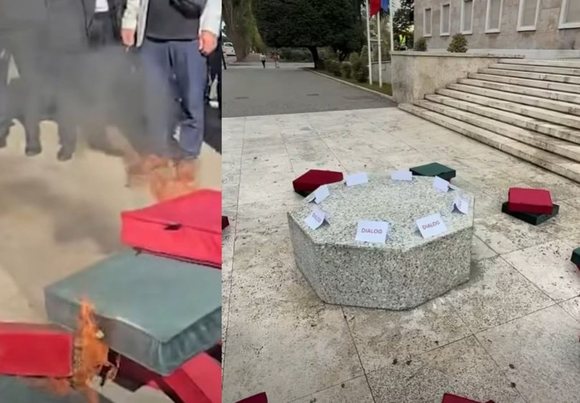 Rama akuzon PD-në pas djegies së 'sofrës së dialogut' para kryeministrisë